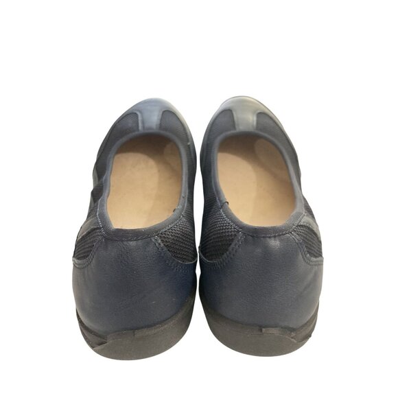 Mountain Sole Women size 11 Navy Blue Comfort slip on Flats shoes - Picture 4 of 8